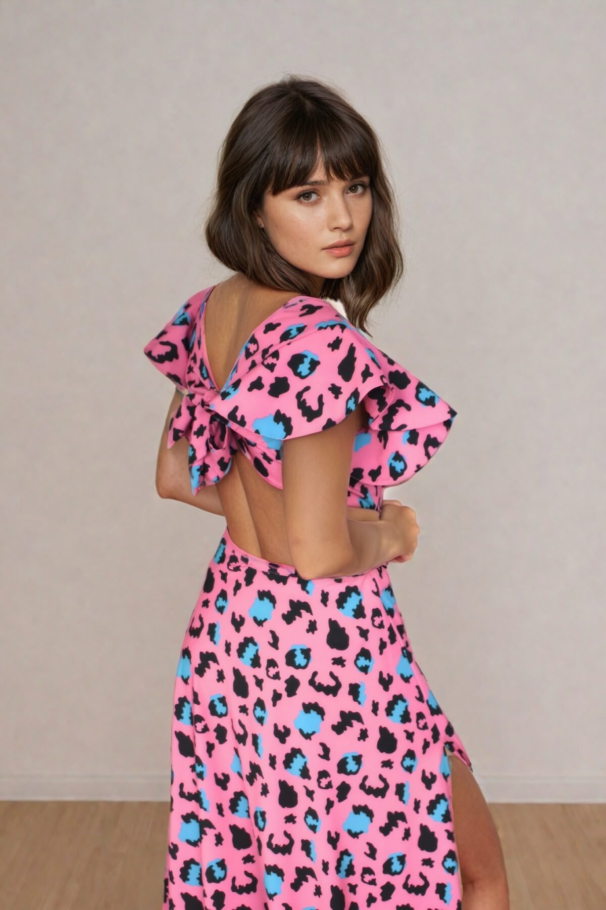 Vestido Leopardo Rosa - Imagen 2