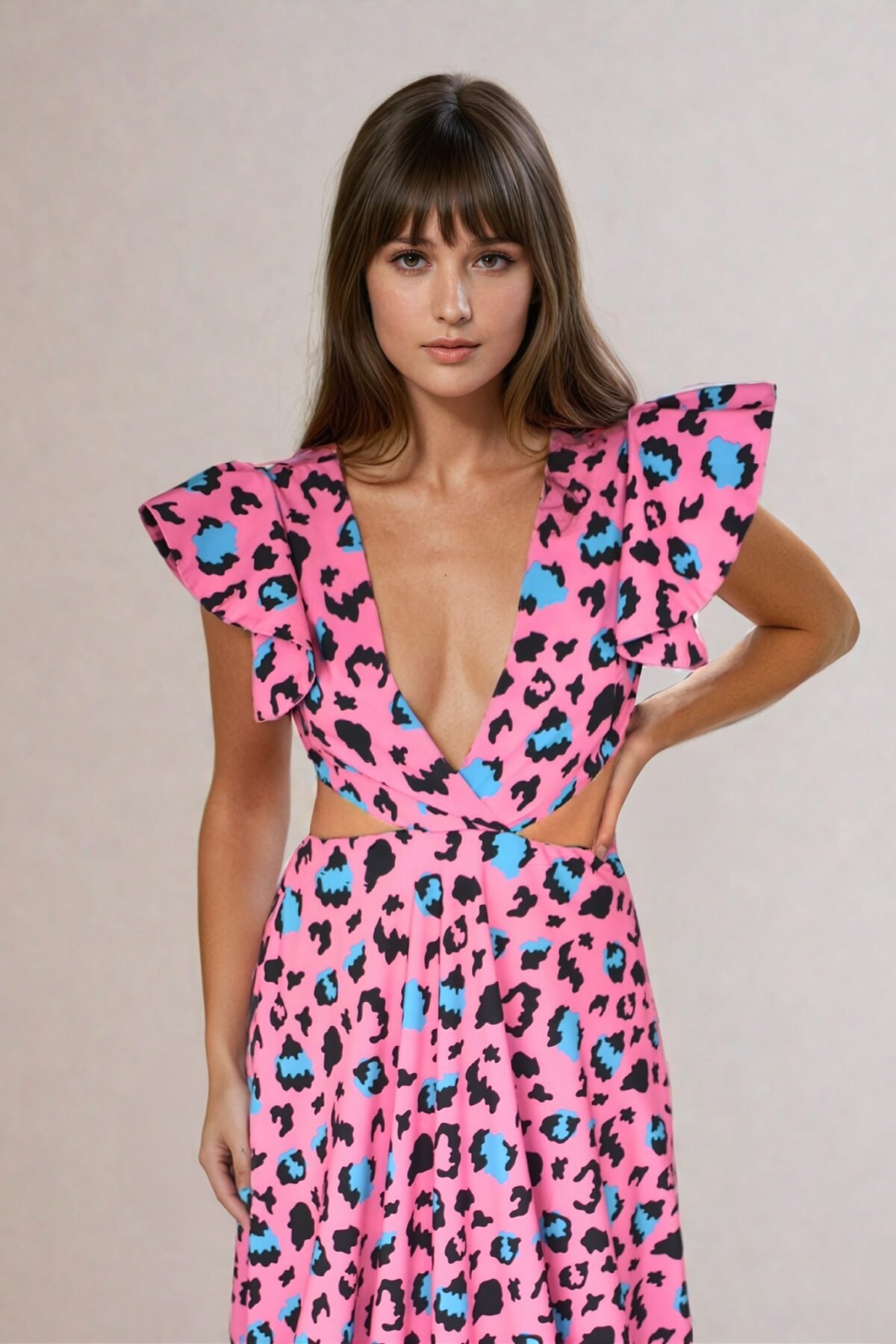 Vestido Leopardo Rosa - Imagen 3