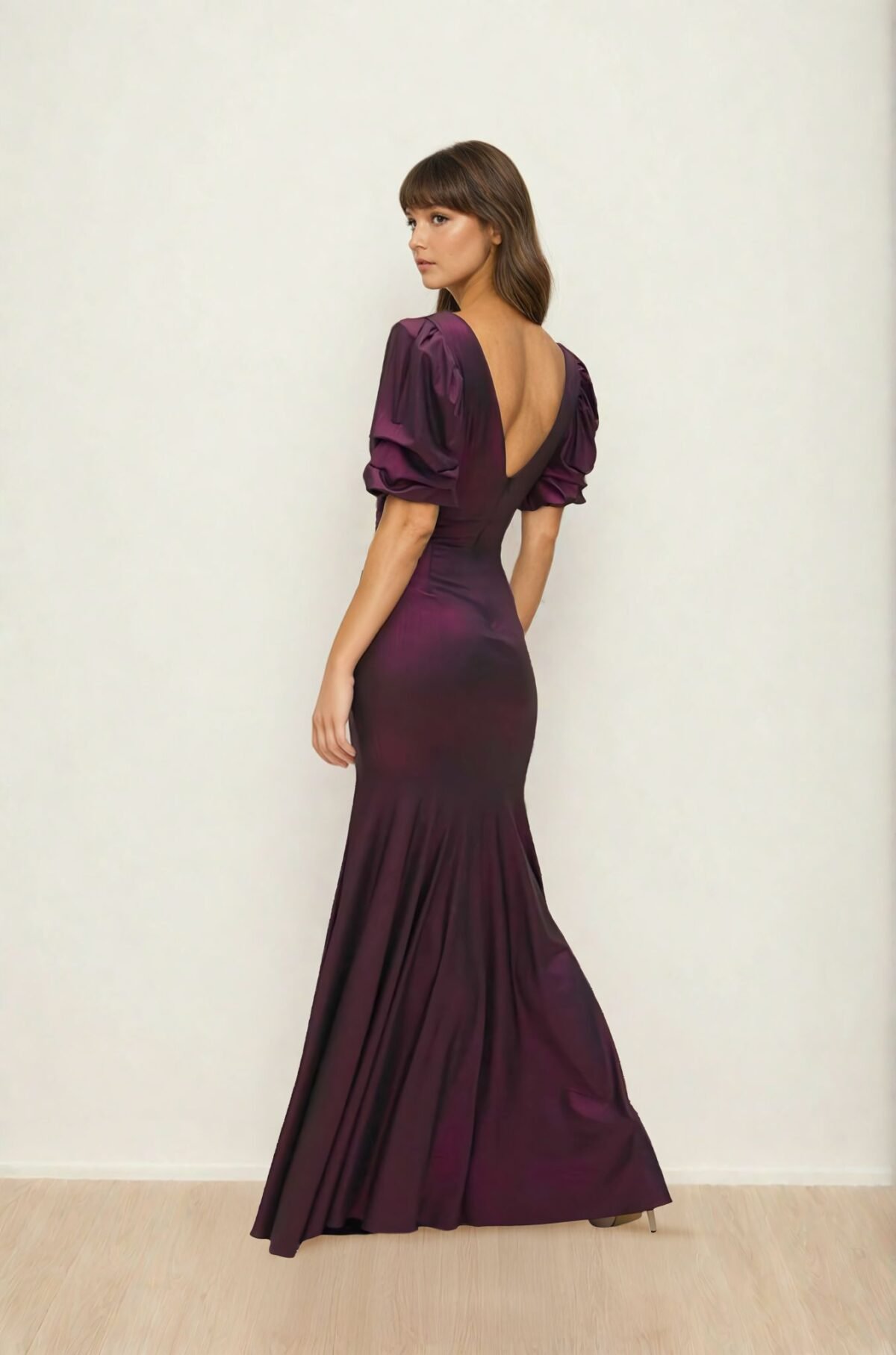 Vestido largo elegante de fiesta para bodas y eventos especiales en alquiler por Setical